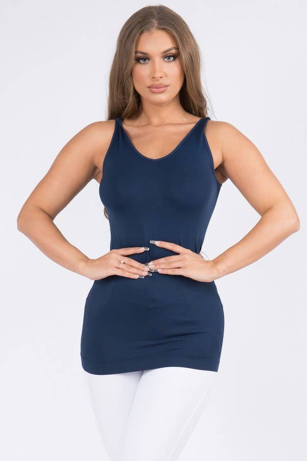 Reversible V or U Neckline Tank