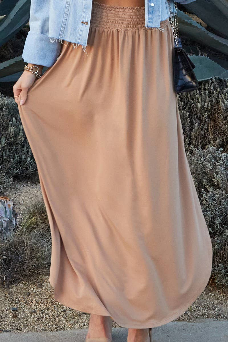 Go With the Flow Maxi Skirt, Multiple Colors
