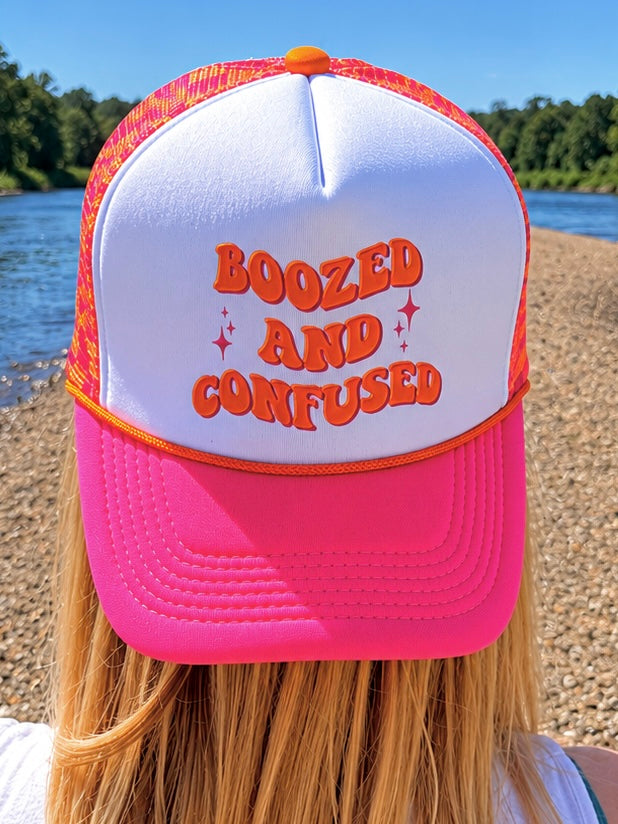 Boozed and Confused Trucker Hat