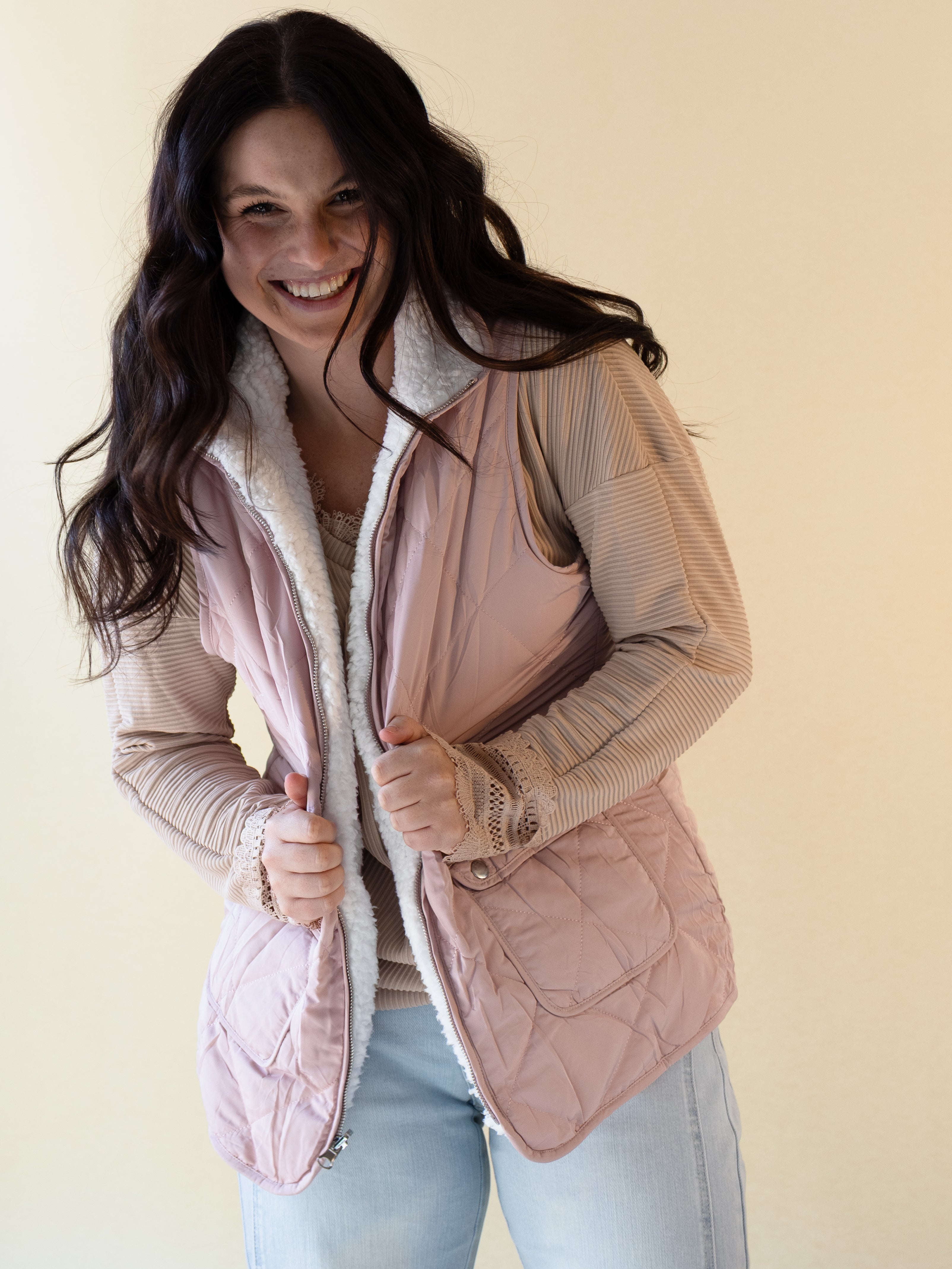 Twist and Toasty Reversible Vest