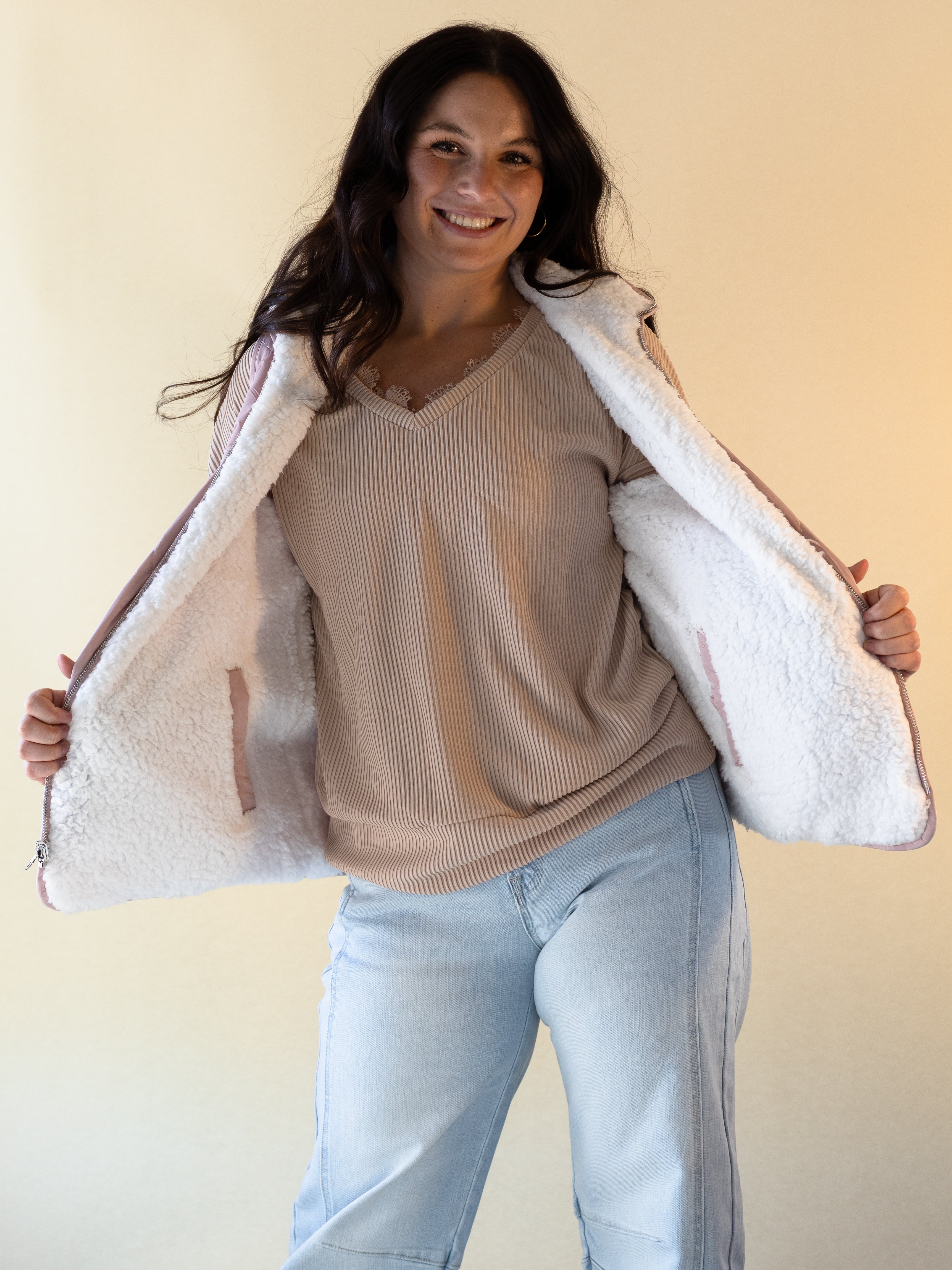 Twist and Toasty Reversible Vest