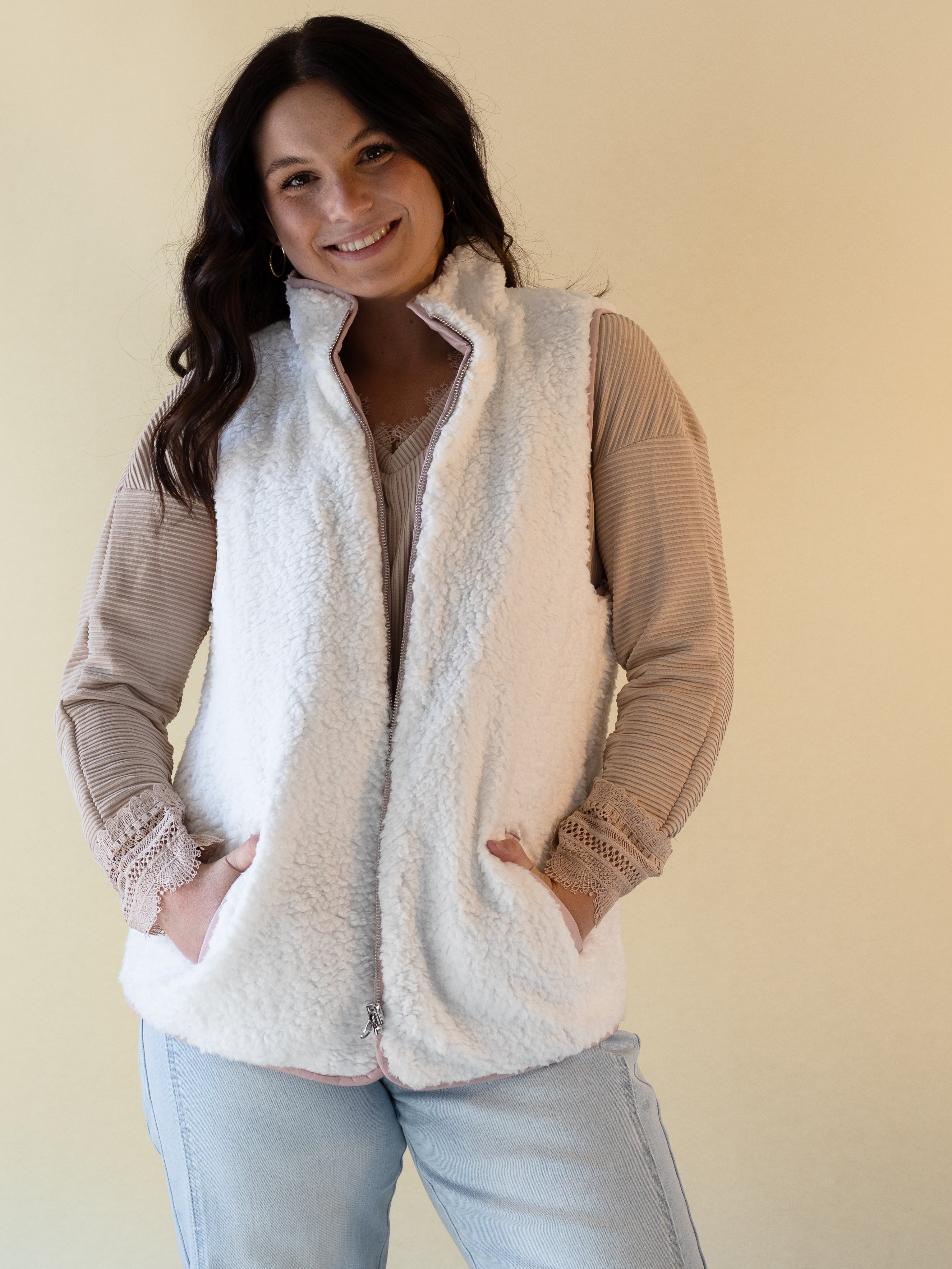 Twist and Toasty Reversible Vest