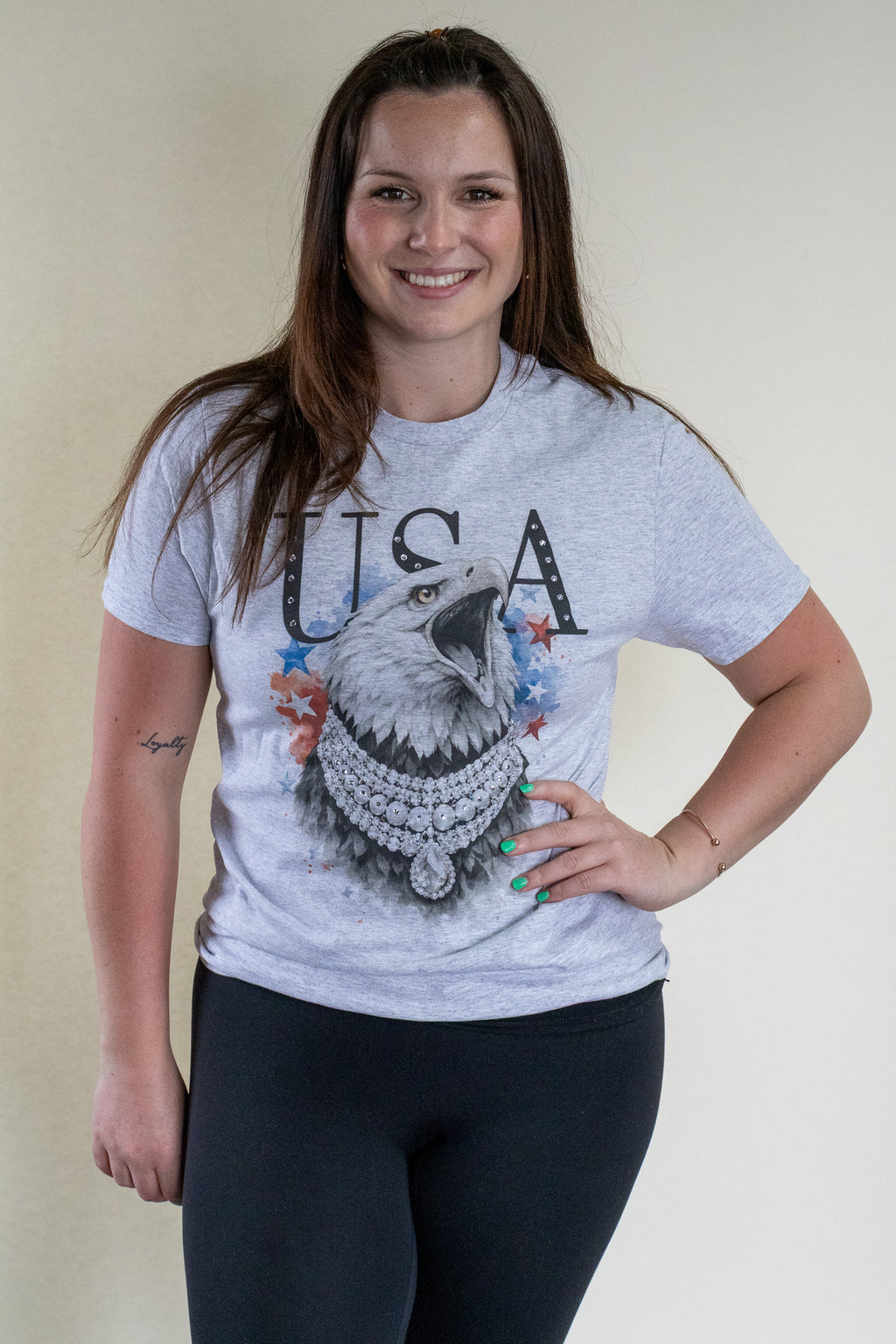 Bold & Brave Eagle Graphic T Shirt