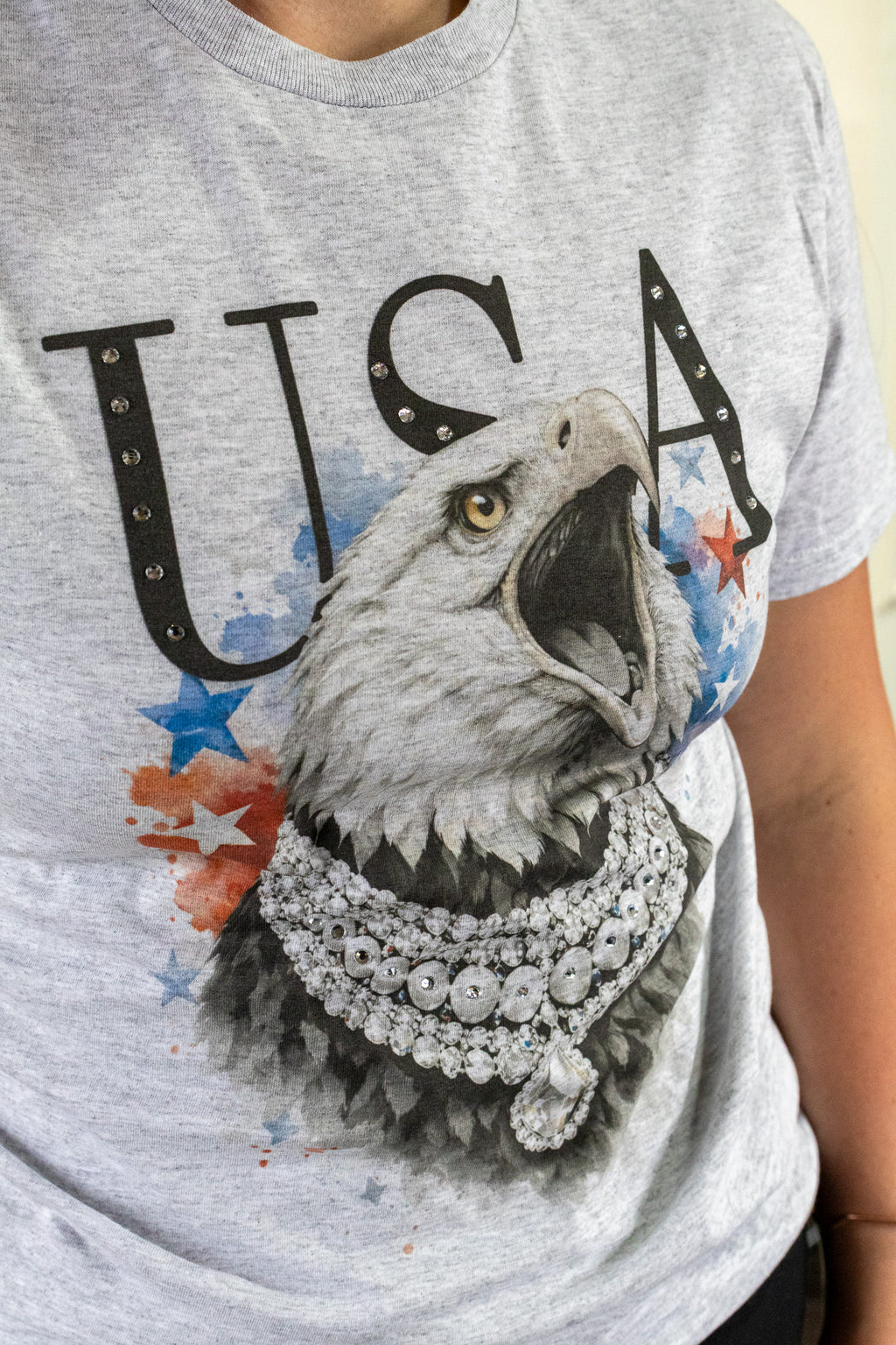 Bold & Brave Eagle Graphic T Shirt
