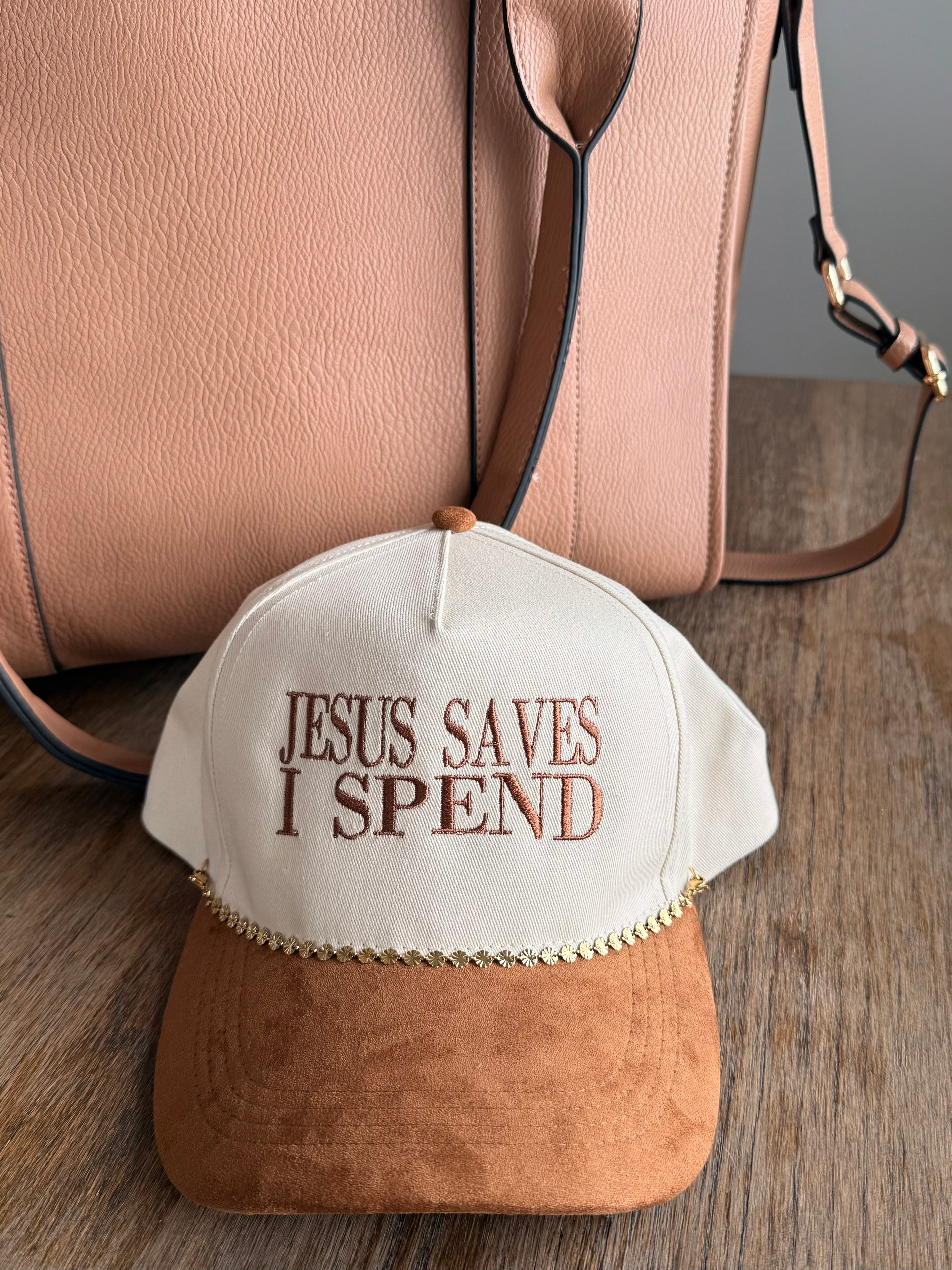 Jesus Saves I Spend Trucker Hat