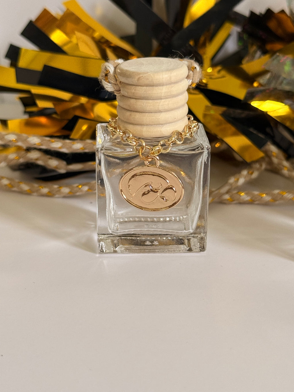 Iowa Hawkeye/State Gameday Charms Car Diffuser- Choose Your Scent!