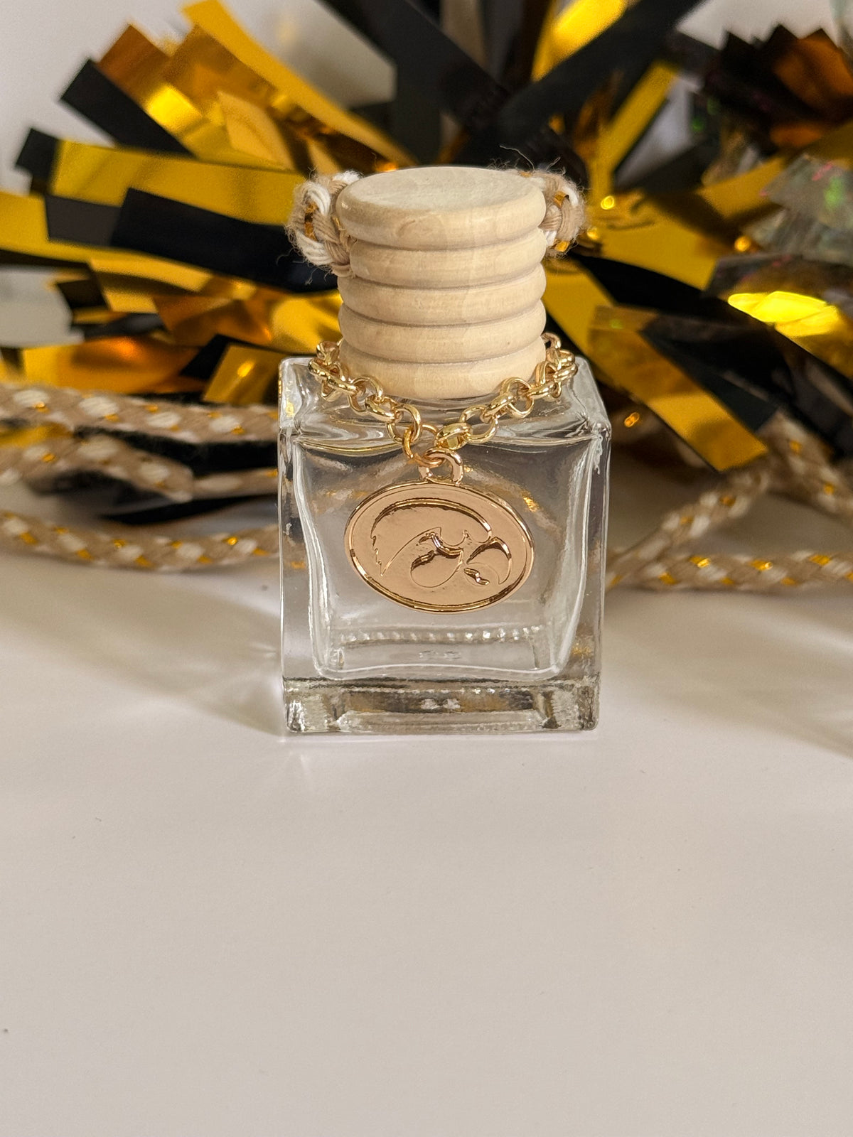 Iowa Hawkeye/State Gameday Charms Car Diffuser- Choose Your Scent!