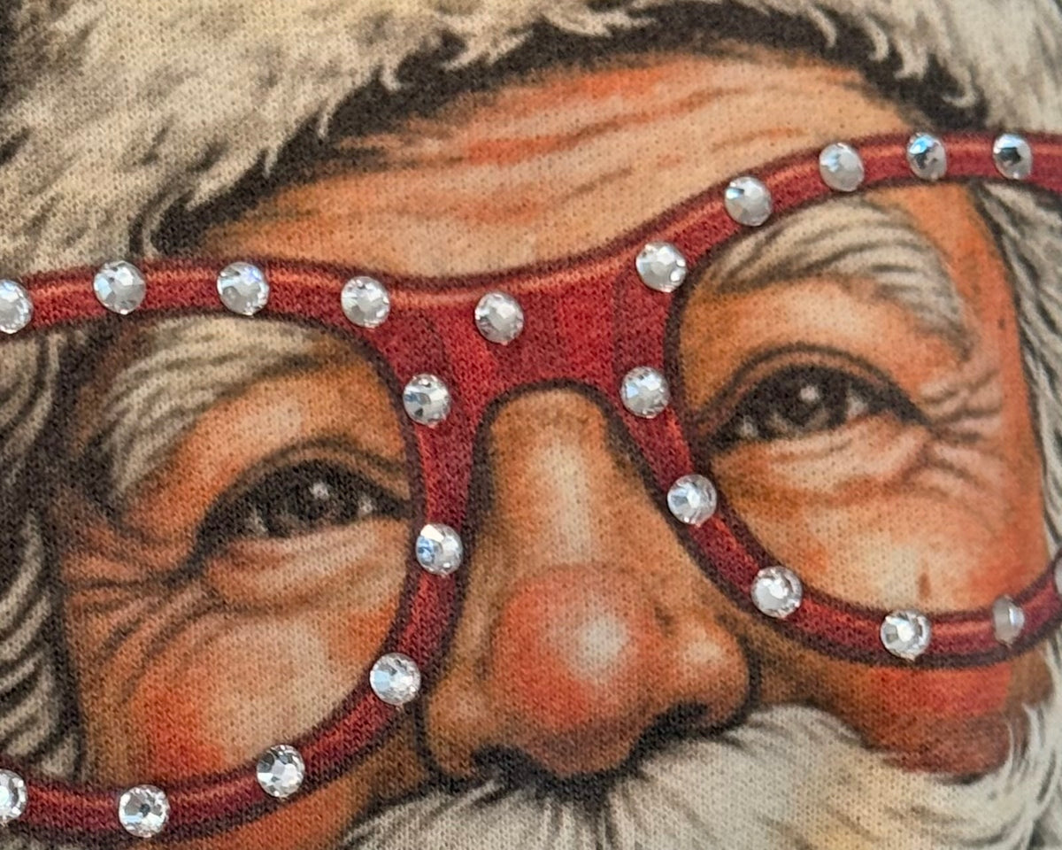 Jolly & Jeweled Santa Sweatshirt