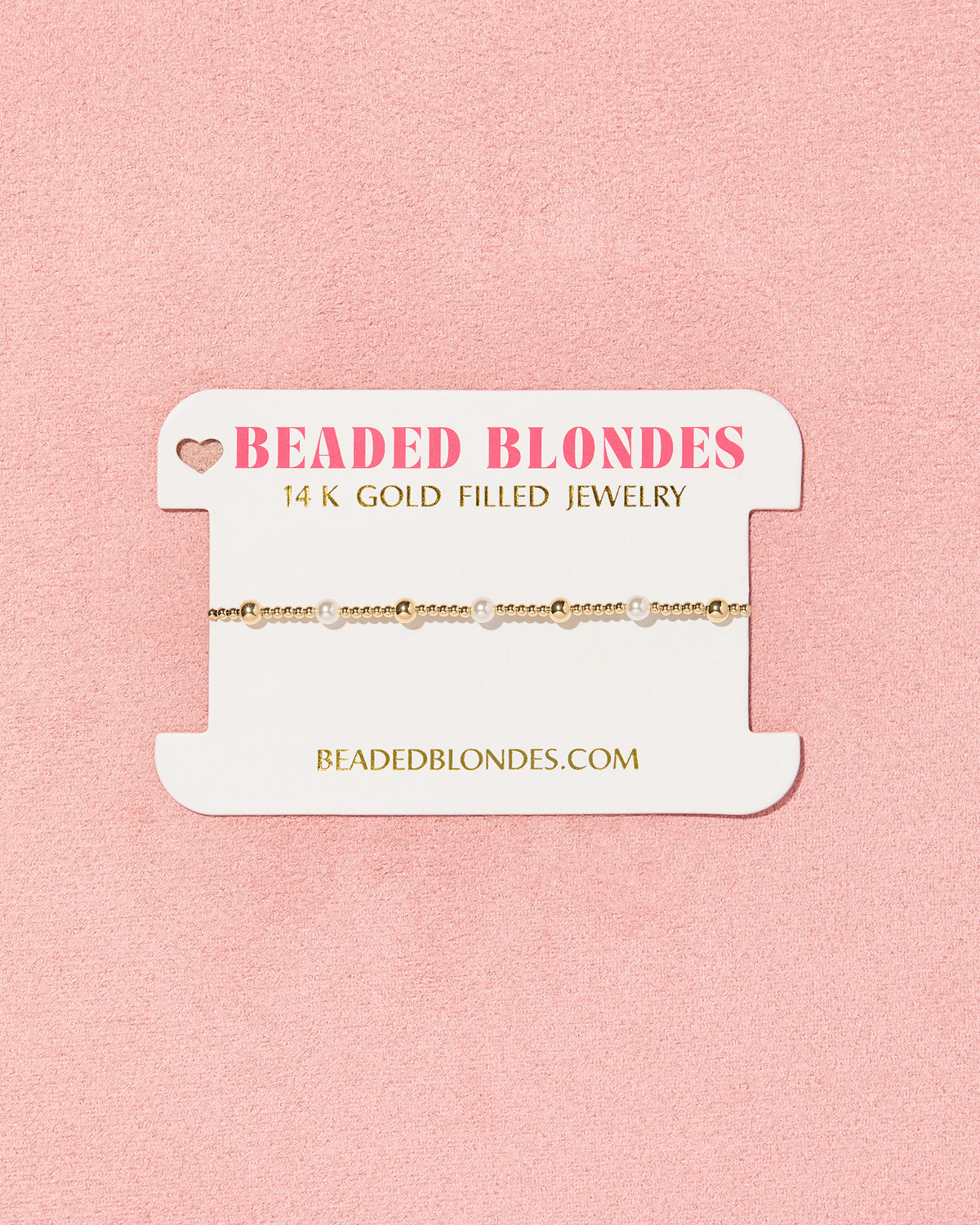 June Pearl + Gold Alternating Bracelet