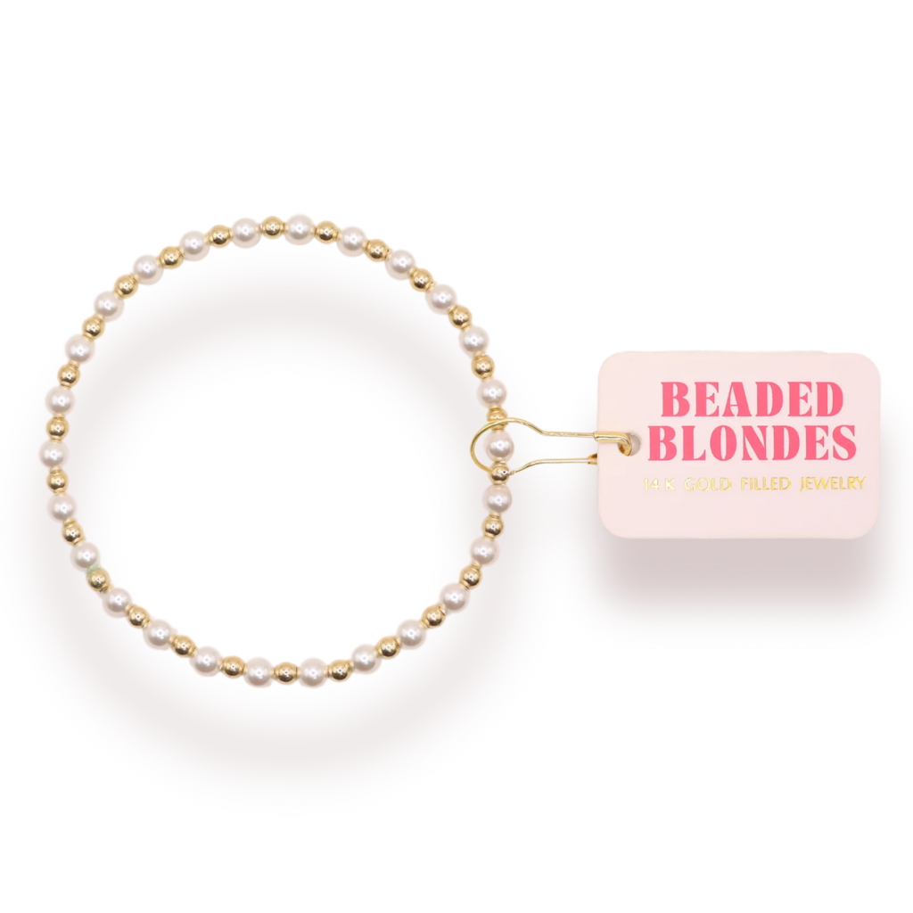 Luci Pearl Gold Bracelet