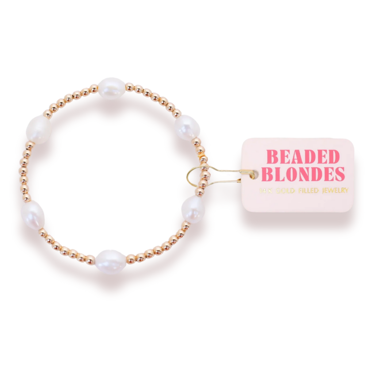 Pearl Poppi Gold Bracelet