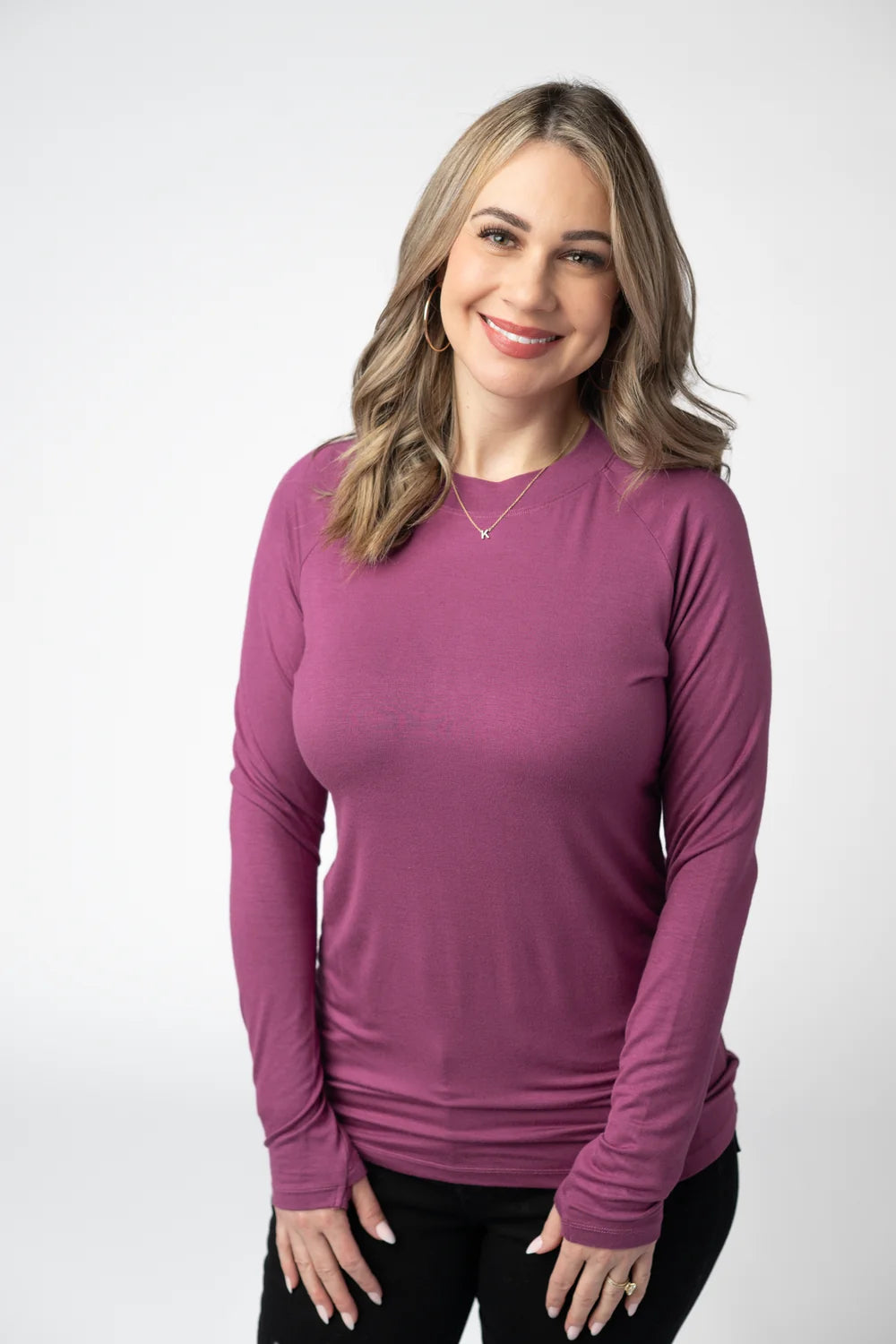 Layer Lover Longsleeve, Mulberry