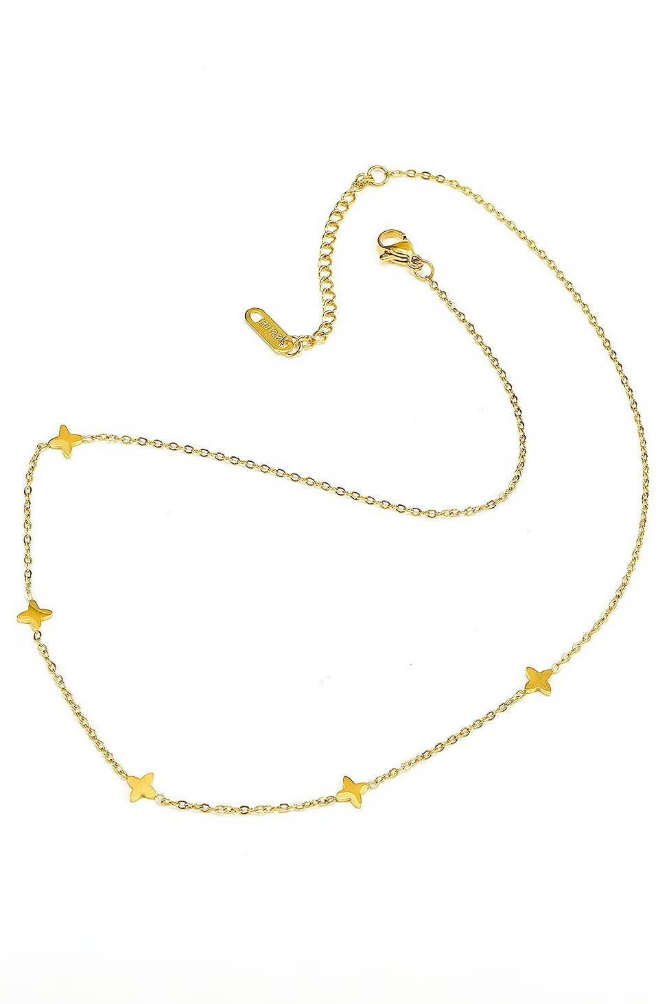 Gold Mini Cross Designer Inspired Necklace | The Tinsel Thread