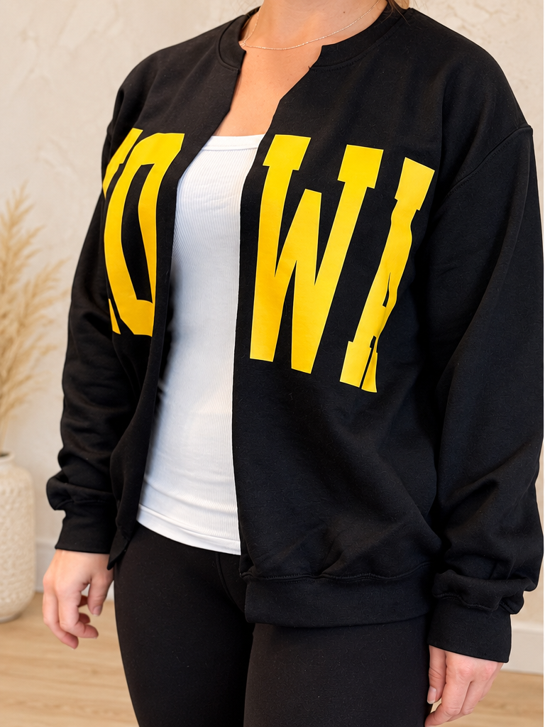IOWA Swacket Cardigan, Gray & Black
